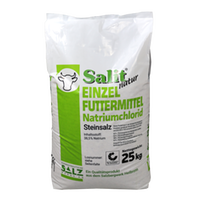  - Salit Einzelfuttermittel Natur Viehsalz Natriumchlorid Steinsalz 0-3mm im 25kg Sack