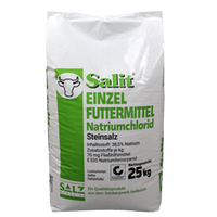  - Salit Einzelfuttermittel Viehsalz Natriumchlorid Steinsalz 0-16mm im 25kg Sack