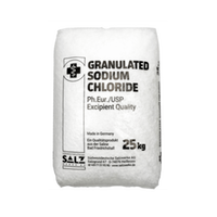  - 1000 kg Natriumchlorid Sodiumchlorid granuliert Ph.Eur./USP Excipient Quality 40 x 25 kg Sack auf Palette